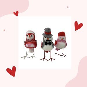 Valentines Day Decorations Love Birds Set of 3 Tabletop Tiered Tray Classroom